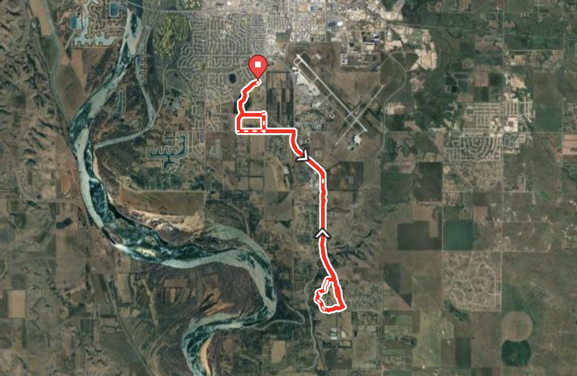 Community Bike Routes Bismarck Larks
